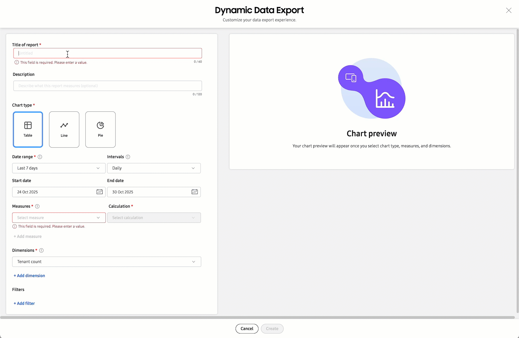 Dynamic Data Export gif