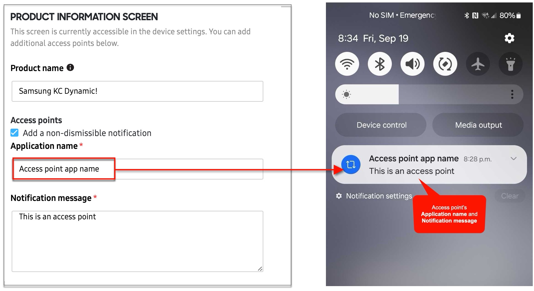 Access point on device