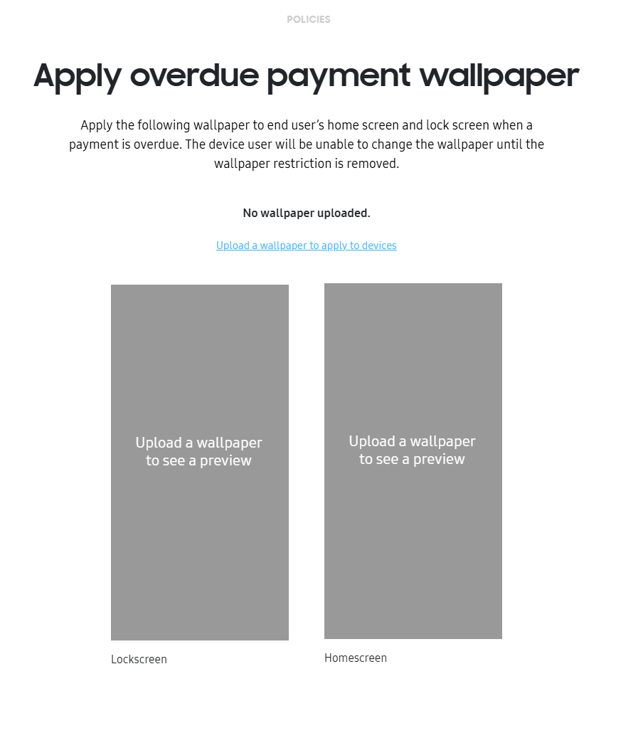 Apply overdue payment wallpaper.