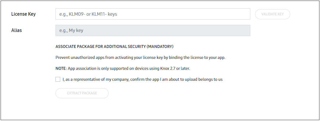 license key textbox