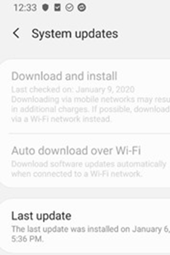 vmware fota disabled