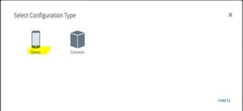 vmware select device