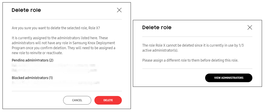 Confirm deleting a roll.
